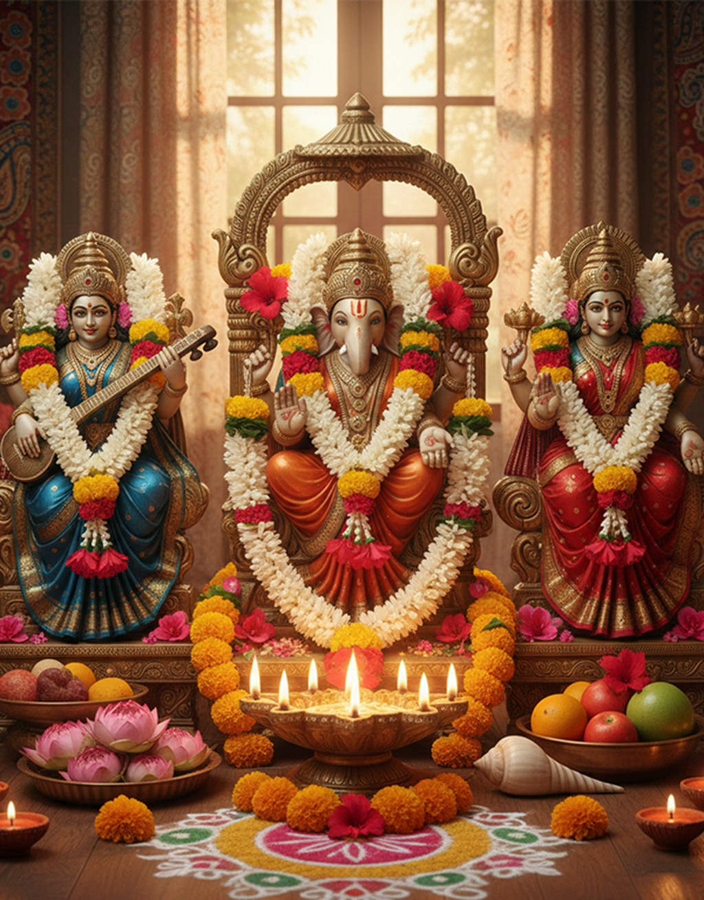 Lakshmi Ganesh Saraswati Puja