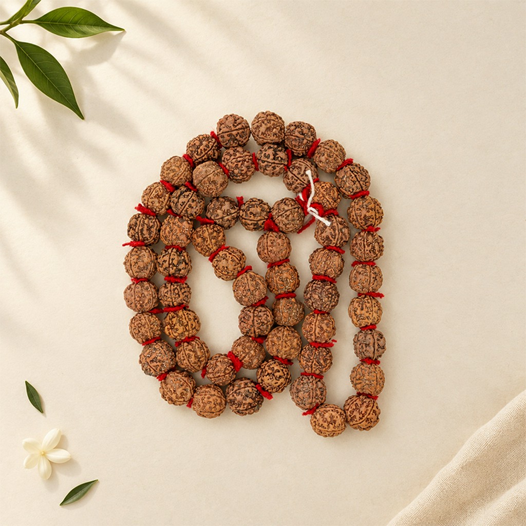 Rudraksha Kanthi Mala - Image 1