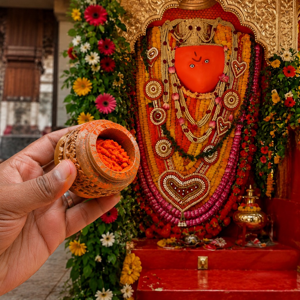 Kashi Sankat Mochan Hanuman Sindoor - Image 1